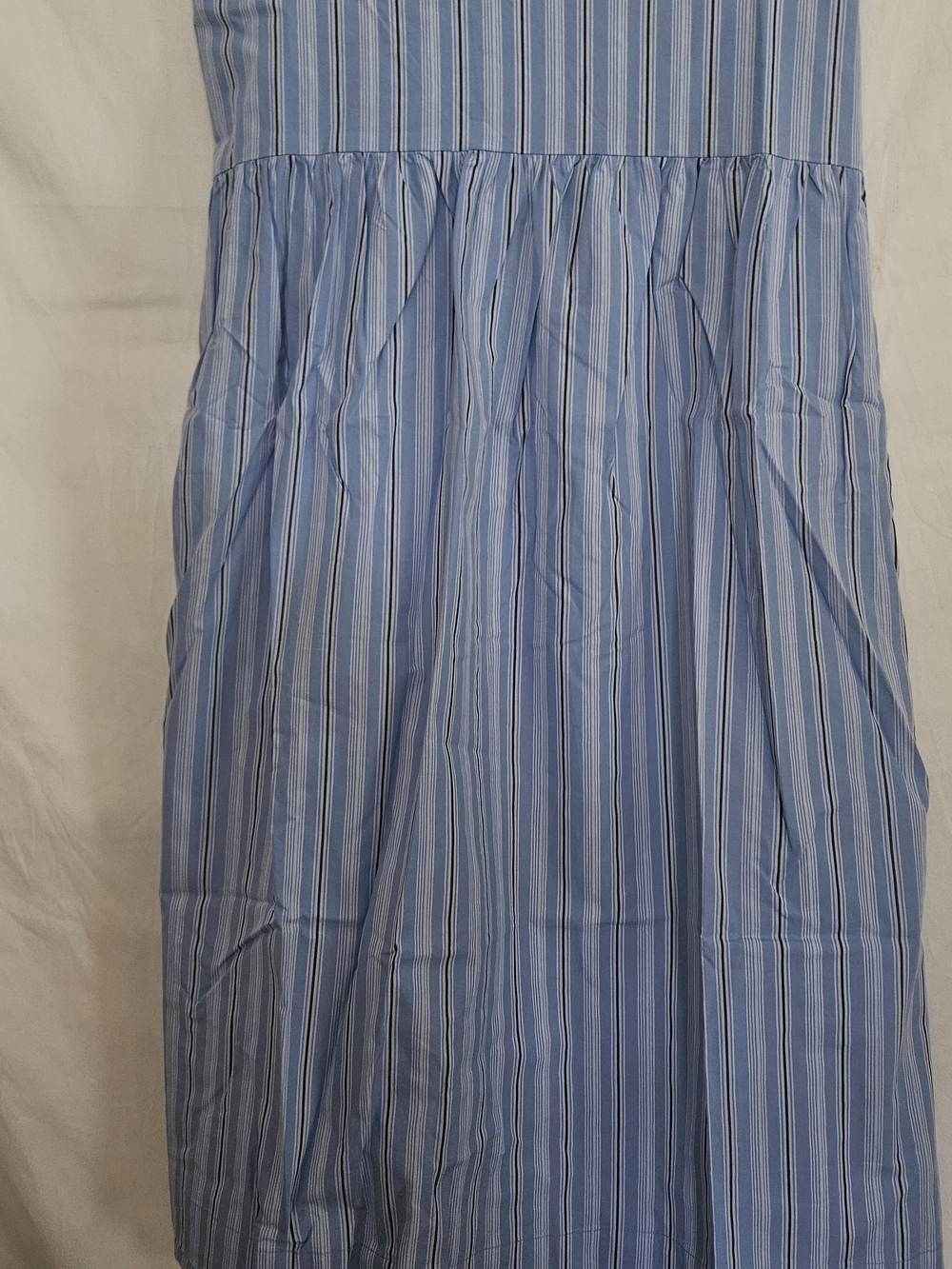 #50 Blue Striped Women's Skirt